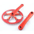 Advanced single speed fixed gear bicycle crank 46T crankset cycle multicolor